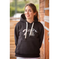 Produktbild von Hoodie Damen Pénélope Funny Schwarz Baumwolle XXL