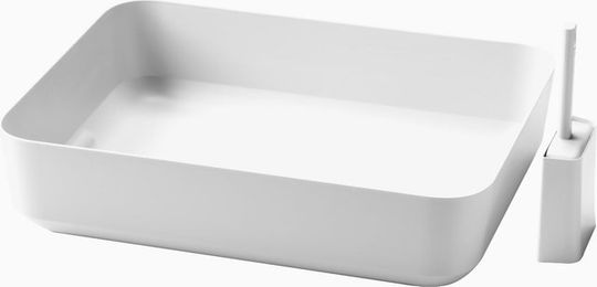 Produktbild von Hoopo Katzentoilette Poh aus Kunststoff in Weiß - 7 l