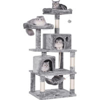 Produktbild von Hoppa! Kratzsäule für Katzen in Grau mit Sisal, groß, 60 x 50 x 145 cm
