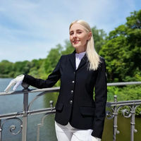 Produktbild von Horenjoy Wettkampfjacke Charlotte für Kinder in Schwarz wasserdicht aus Polyester