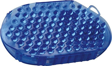 Produktbild von Horizont 2 in 1 Putzhandschuh mit Striegel aus PVC in Blau