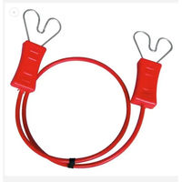 Produktbild von Horizont Elektrozaun-Interlining-Kabel mit doppeltem Kern in Rot