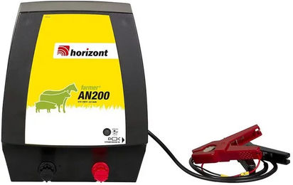 Produktbild von Horizont Elektrozaungerät Farmer AN200 in Schwarz und Gelb