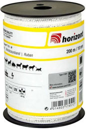 Produktbild von Horizont Farmer Elektrozaunband aus weißem Kunststoff