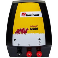 Produktbild von Horizont Hotshock N500 Elektrozaungerät für Weidezaun aus Kunststoff in Schwarz und Gelb