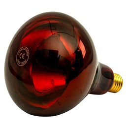 Horizont Infrarot-Sparlampe 175 Watt Rot E27 aus Glas für Klein- und Nutztiere - 150 Stk. – Bild 1 von 4