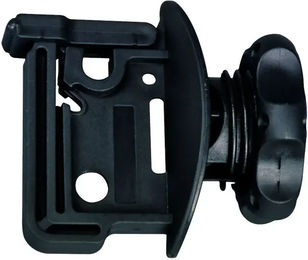 Horizont IP Bandisolator schraubbar für Rundpfähle bis 12mm aus Kunststoff Schwarz 25er Packung – Bild 1 von 3