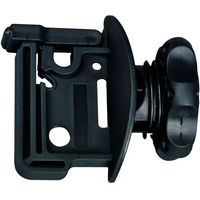 Produktbild von Horizont IP Bandisolator schraubbar für Rundpfähle bis 12mm aus Kunststoff Schwarz 25er Packung