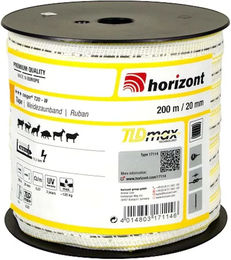 Produktbild von Horizont Ranger Elektrozaunband aus Kunststoff in Gelb oder Weiß