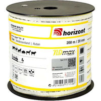 Produktbild von Horizont Ranger Elektrozaunband aus Kunststoff in Gelb oder Weiß
