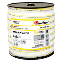 Produktbild von Horizont Ranger T40-W Weidezaunband Elektrozaun Litze Weiß 200 m 40 mm