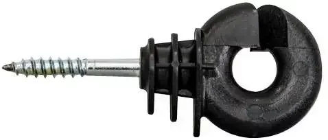 Produktbild von Horizont Trapper IS-S Elektrozaun-Isolatoren aus Kunststoff Schwarz 50 Stück