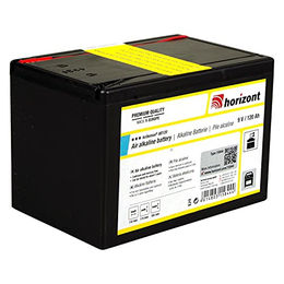 Horizont Turbomax AB120 Weidezaunbatterie 9 Volt Alkaline mit hohem Spannungsverlauf – Bild 1 von 3