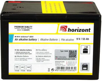 Produktbild von Horizont Turbomax AB55 Batterie Schwarz
