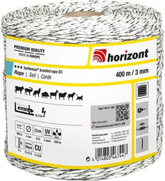 Produktbild von Horizont Turbomax D3 Geflochtener Faden 400 m mit Edelstahl