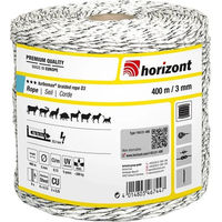 Produktbild von Horizont Turbomax D3 Geflochtener Faden 400 m mit Edelstahl