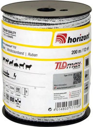 Produktbild von Horizont Turbomax T12 Elektrozaunband aus Kunststoff - 200 m