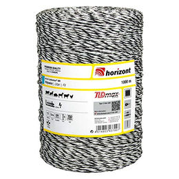 Horizont Turbomax W6 Weidezaunlitze Weiß 1000 m mit 6 Leitern 0,30 mm – Bild 1 von 4