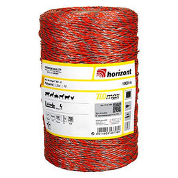 Horizont Weidezaunlitze ranger W3-O Elektrozaunband Orange 1000 m – Bild 1 von 3