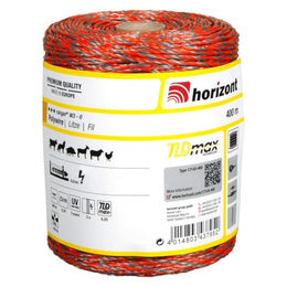 Horizont Weidezaunlitze ranger W3-O Elektrozaunband Orange 400 m – Bild 1 von 2