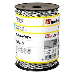Horizont Weidezaunlitze Turbomax W12 Weiß 200 m Elektrozaunband mit 200 kg Bruchlast – Bild 1 von 1