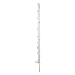 Produktbild von Horizont Weidezaunpfähle aus Kunststoff weiß 10 Stück 108cm mit Ösen