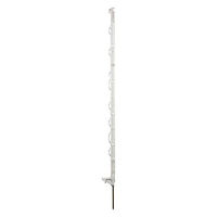 Produktbild von Horizont Weidezaunpfähle aus Kunststoff weiß 10 Stück 108cm mit Ösen
