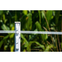 Produktbild von horizont Weidezaunpfähle aus Kunststoff weiß 10 Stück Höhe 136cm mit Ösen für Bänder und Seile
