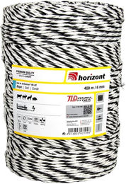 Produktbild von Horizont Zaunkordel R6 aus Kunststoff in Schwarz
