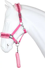 Produktbild von HORKA Angel Pferdehalfter-Set aus Polyester in Rosa