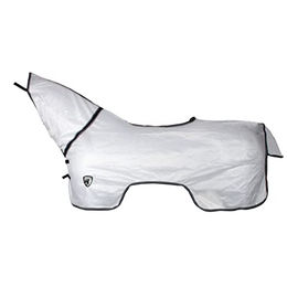 Horka Anti-Fly-Reitdecke mit Hals weiß Größe 155/205 – Bild 1 von 2