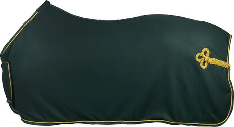 Produktbild von HORKA Autoschondecke Fleece-Decke mit Brustklappe und Verzierung in Grün