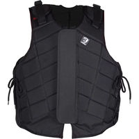 Produktbild von HORKA B-Safe Sicherheitsweste für Kinder zum Reiten Schwarz Größe M aus Nylon