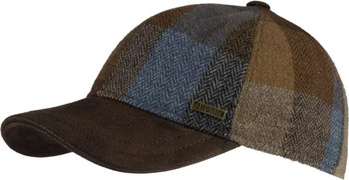 Produktbild von HORKA Baseballcap Patchwork aus Wolle in Bunt und Braun Unisex Größe L