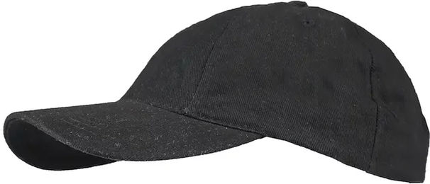 Produktbild von HORKA Baseballkappe aus Baumwolle für Damen und Herren in Schwarz