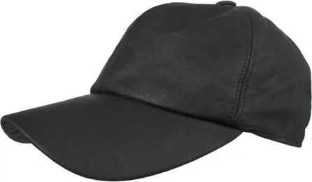 Produktbild von HORKA Baseballkappe aus Nappaleder Unisex Schwarz Größe M