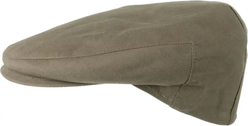Produktbild von HORKA Baskenmütze aus Baumwolle wasserabweisend Unisex Grün Beige Größe 57