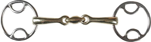 Produktbild von HORKA Beval Gebiss für Pferde mit 2 Ringen aus Metall