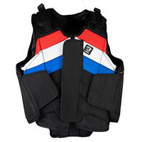 Produktbild von Horka Bodyprotector FlexPlus Junior Schutzweste für Kinder aus Nylon und Lycra Schwarz Größe XL