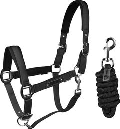 Produktbild von HORKA Classic Delight Shetty Halfter aus Neopren in Schwarz