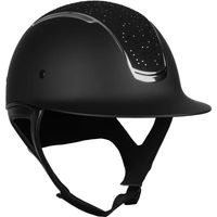 Produktbild von HORKA Da Vinci Reithelm für Damen aus Leder in Schwarz Grösse 58 cm