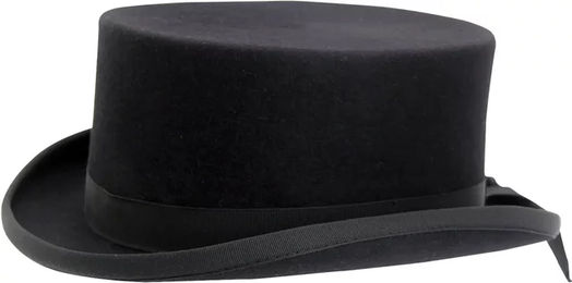 Produktbild von HORKA Damen Dressurhut aus Filz wasserabweisend Schwarz Größe 63