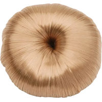 Produktbild von HORKA Deluxe Haargummi für Damen aus Kunststoff 9 cm in Gold und Braun