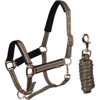Produktbild von HORKA Deluxe Halfter und Longiergurt Set für Shetty Pferde aus Nylon
