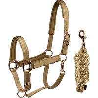 Produktbild von HORKA Deluxe Pferdehalfter mit Longe aus Nylon in Größe M