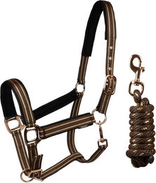 Produktbild von HORKA Deluxe Pferdehalfter mit Longe für Shettys aus Nylon