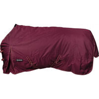 Produktbild von HORKA Dime 600D Outdoor-Pferdedecke in Schwarz mit 200g Füllung