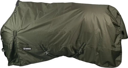 Produktbild von HORKA Dime Outdoor-Pferdedecke aus Polyester in Grün mit 200g Füllung