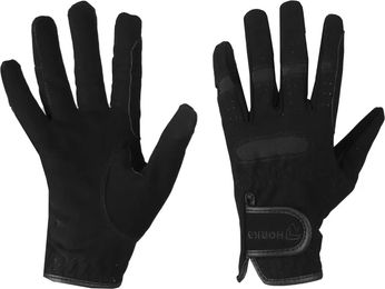 HORKA Domy Reithandschuhe aus Leder Schwarz Größe XL Unisex – Bild 1 von 3