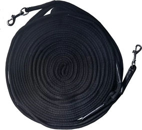 Horka Doppelleine Softgrip-Polyester Schwarz 18 Meter – Bild 1 von 1